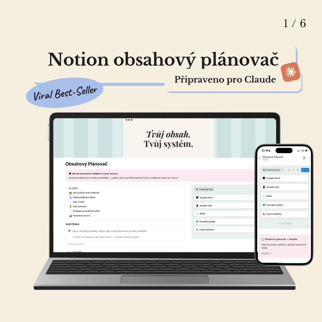 Obsahový plánovač — ukázka 1 z 6